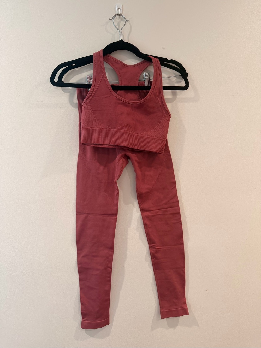 Seamless Active Leggings in Dusty Rose Size Small